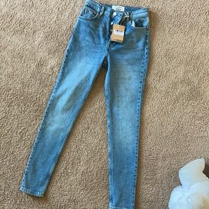 Reformation high waist skinny jeans